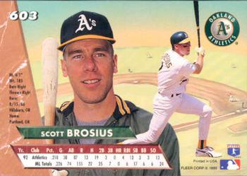 Scott Brosius  baseball card collectible - Main Image 2