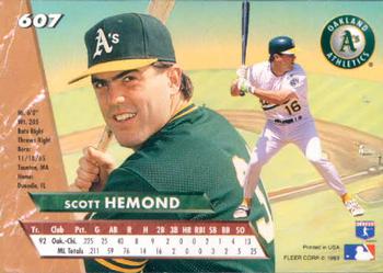 Scott Hemond  baseball card collectible - Main Image 2