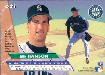 Erik Hanson  baseball card collectible - Main Image 2