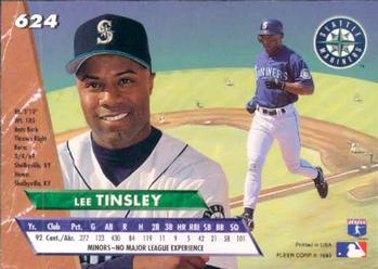 Lee Tinsley  baseball card collectible - Main Image 2