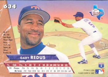 Gary Redus  baseball card collectible - Main Image 2