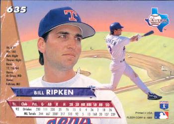 Bill Ripken  baseball card collectible - Main Image 2