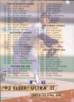 Checklist: 422-537  baseball card collectible - Main Image 2