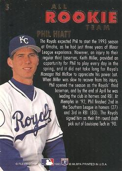 Phil Hiatt  baseball card collectible - Main Image 2