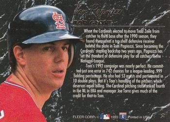 Tom Pagnozzi  baseball card collectible - Main Image 2