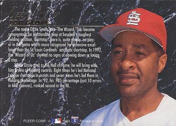 Ozzie Smith  baseball card collectible - Main Image 2