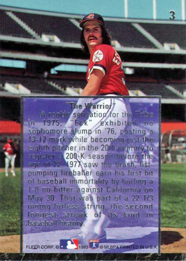 Dennis Eckersley  baseball card collectible - Main Image 2