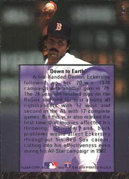 Dennis Eckersley  baseball card collectible - Main Image 2