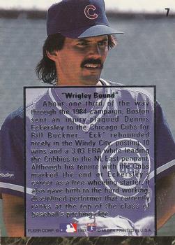 Dennis Eckersley  baseball card collectible - Main Image 2