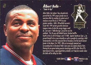 Albert Belle  baseball card collectible - Main Image 2