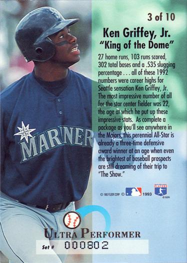 Ken Griffey Jr.  baseball card collectible - Main Image 2