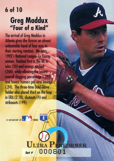 Greg Maddux  baseball card collectible - Main Image 2