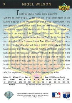 Nigel Wilson  baseball card collectible - Main Image 2