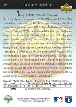 Bobby Jones  baseball card collectible - Main Image 2