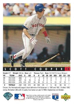 Scott Cooper  baseball card collectible - Main Image 2