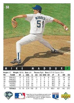 Mike Maddux  baseball card collectible - Main Image 2