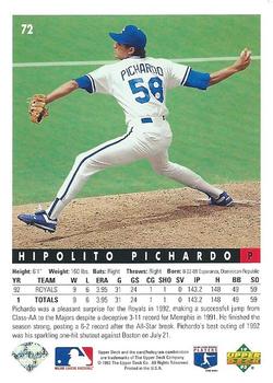 Hipolito Pichardo  baseball card collectible - Main Image 2