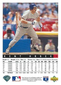 Kent Hrbek  baseball card collectible - Main Image 2