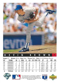 Kevin Brown  baseball card collectible - Main Image 2