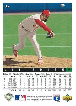 Lee Smith  baseball card collectible - Main Image 2