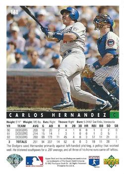 Carlos Hernandez  baseball card collectible - Main Image 2