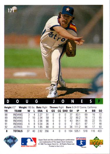 Doug Jones  baseball card collectible - Main Image 2