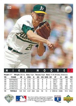 Mike Moore  baseball card collectible - Main Image 2