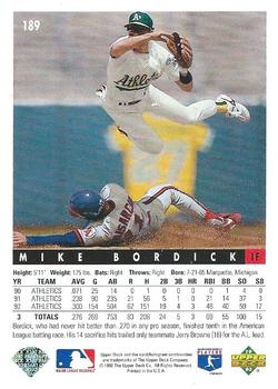 Mike Bordick  baseball card collectible - Main Image 2