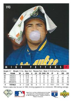 Mike Fetters  baseball card collectible - Main Image 2