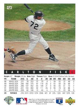 Carlton Fisk  baseball card collectible - Main Image 2