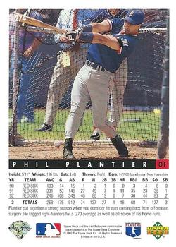Phil Plantier  baseball card collectible - Main Image 2