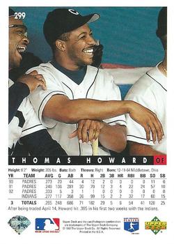 Thomas Howard  baseball card collectible - Main Image 2