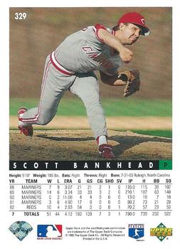 Scott Bankhead  baseball card collectible - Main Image 2