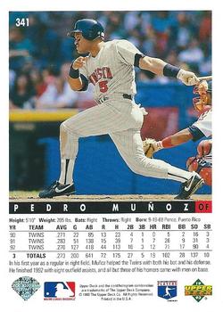 Pedro Munoz  baseball card collectible - Main Image 2