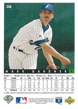 Mark Gardner  baseball card collectible - Main Image 2