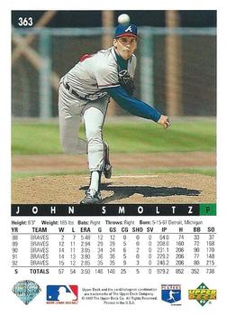 John Smoltz  baseball card collectible - Main Image 2