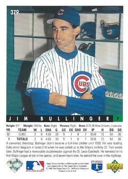Jim Bullinger  baseball card collectible - Main Image 2