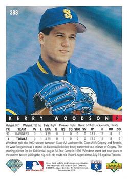 Kerry Woodson  baseball card collectible - Main Image 2