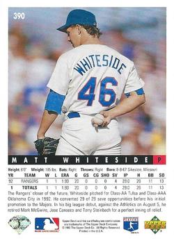 Matt Whiteside  baseball card collectible - Main Image 2