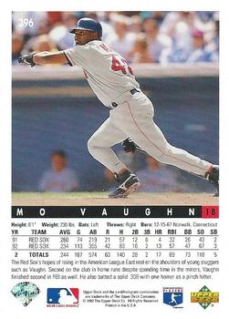 Mo Vaughn  baseball card collectible - Main Image 2
