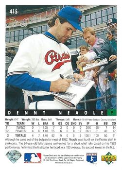 Denny Neagle  baseball card collectible - Main Image 2