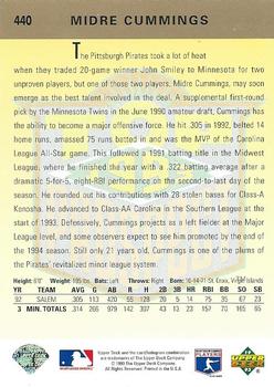 Midre Cummings  baseball card collectible - Main Image 2