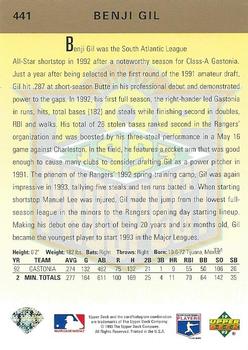 Benji Gil  baseball card collectible - Main Image 2