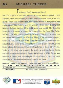 Michael Tucker  baseball card collectible - Main Image 2