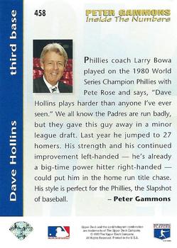 Dave Hollins  baseball card collectible - Main Image 2