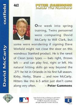 David McCarty  baseball card collectible - Main Image 2