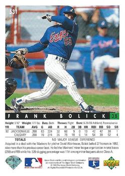 Frank Bolick  baseball card collectible - Main Image 2