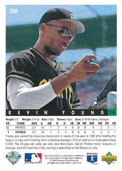 Kevin Young  baseball card collectible - Main Image 2