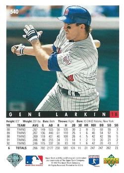 Gene Larkin  baseball card collectible - Main Image 2