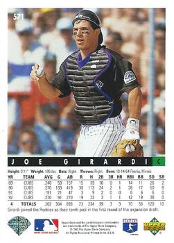 Joe Girardi  baseball card collectible - Main Image 2